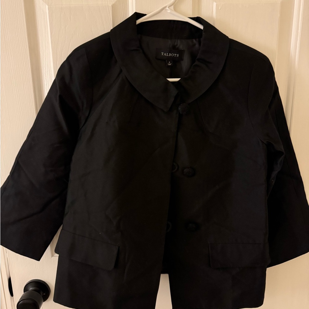 Talbots Elegant Black Blazer